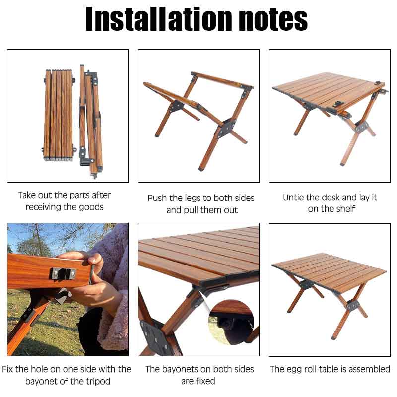 folding camping table