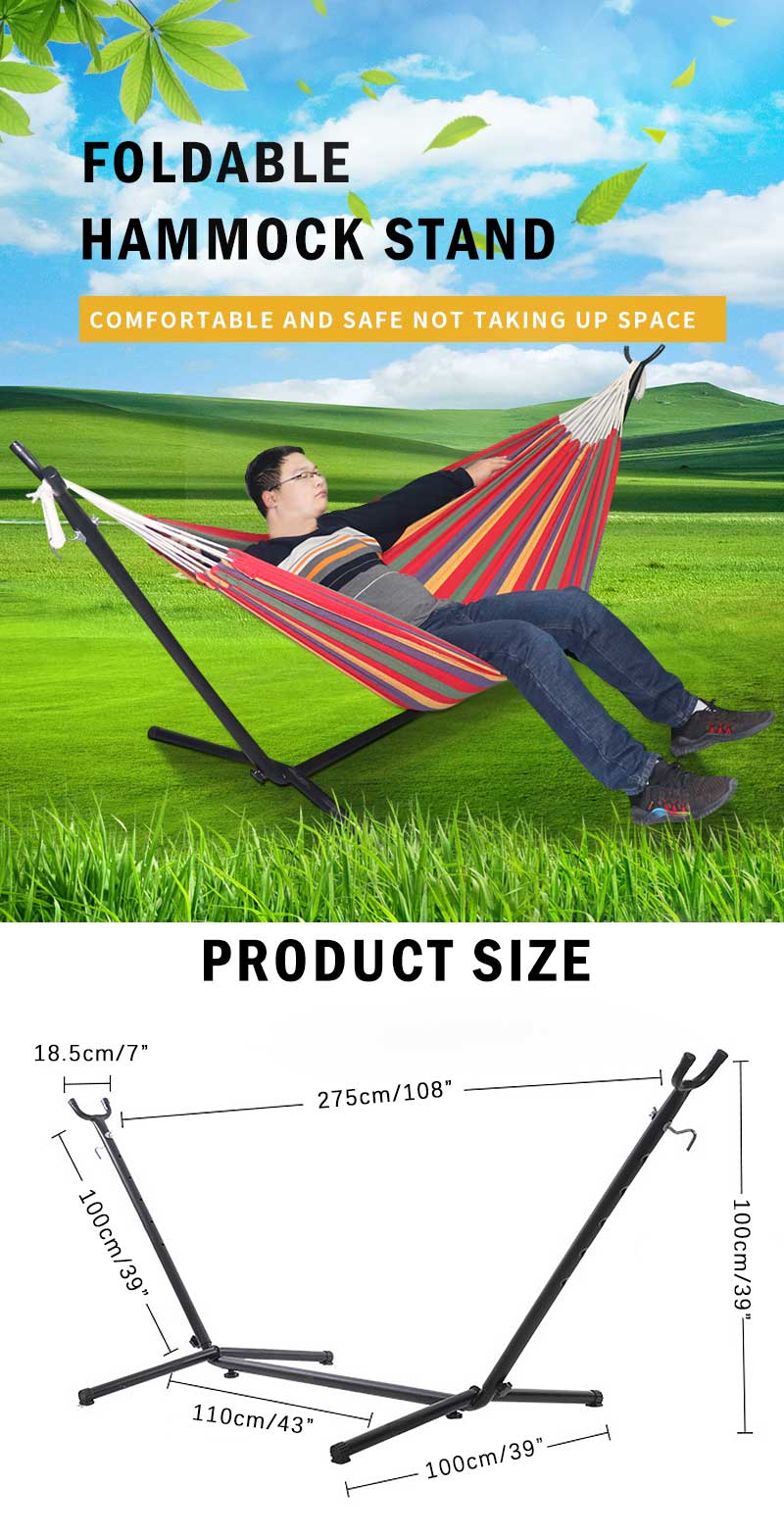 Canvas Hammock with Stand