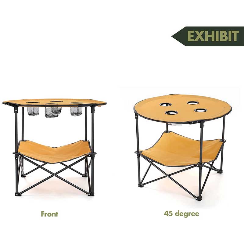 aluminum camp table