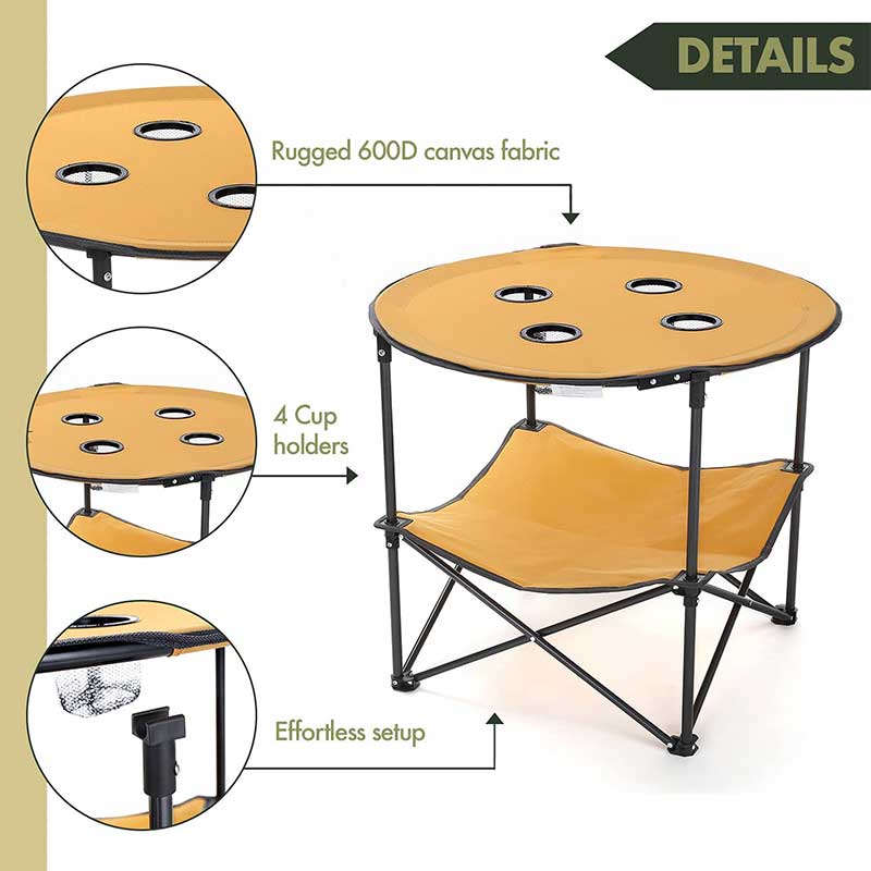 portable folding table