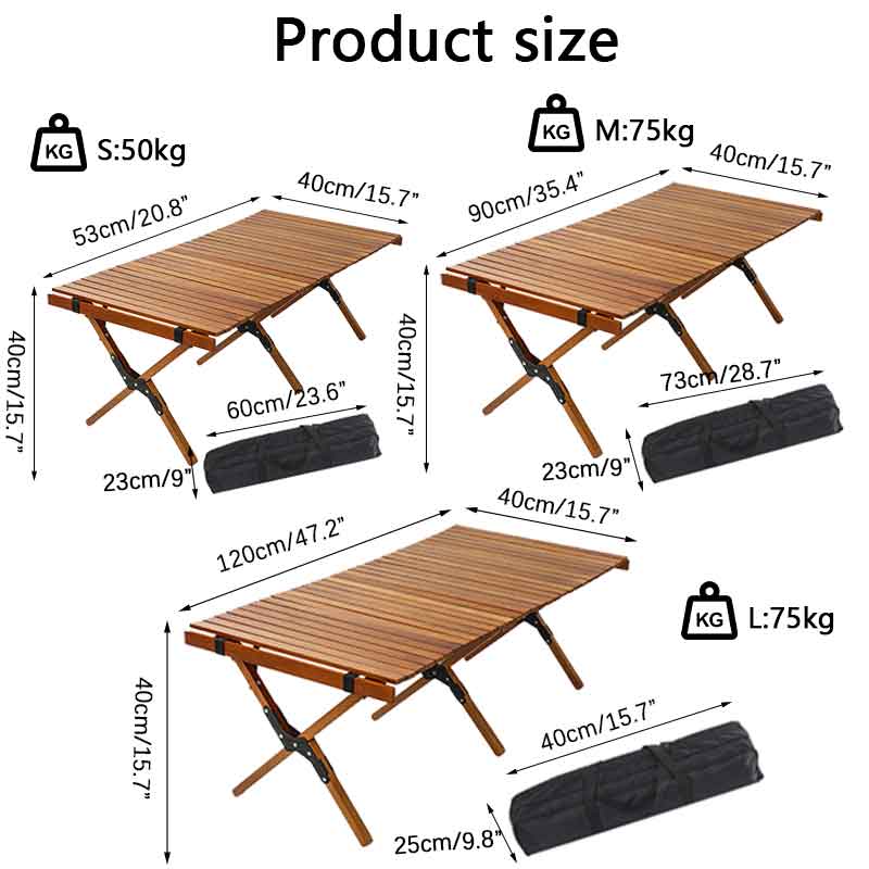 portable table folding