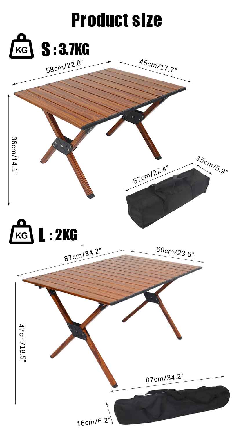 portable camping table