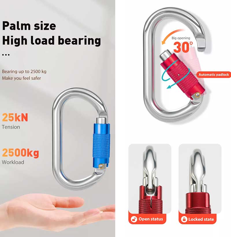 25KN carabiner