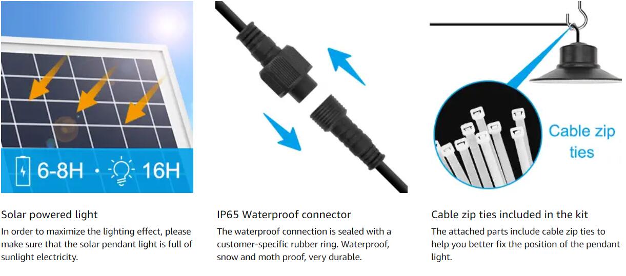 Waterproof Solar Tent lights