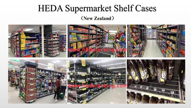 shelves supermarket