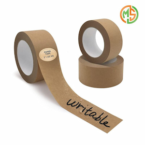 Writable Waterproof Brown Self Adhesive Paper Tape