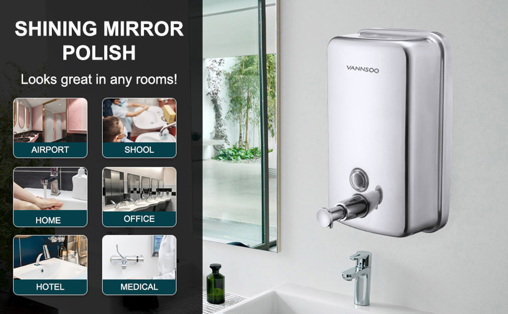 Wall Mount Soap Dispenser