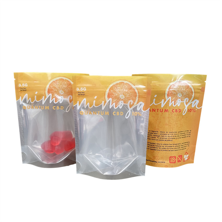 3.5g Mylar zipper bags 