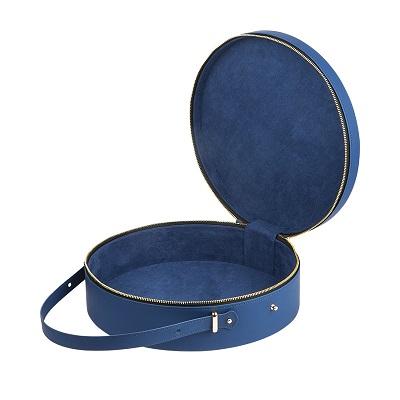 Premium Leather Round Case