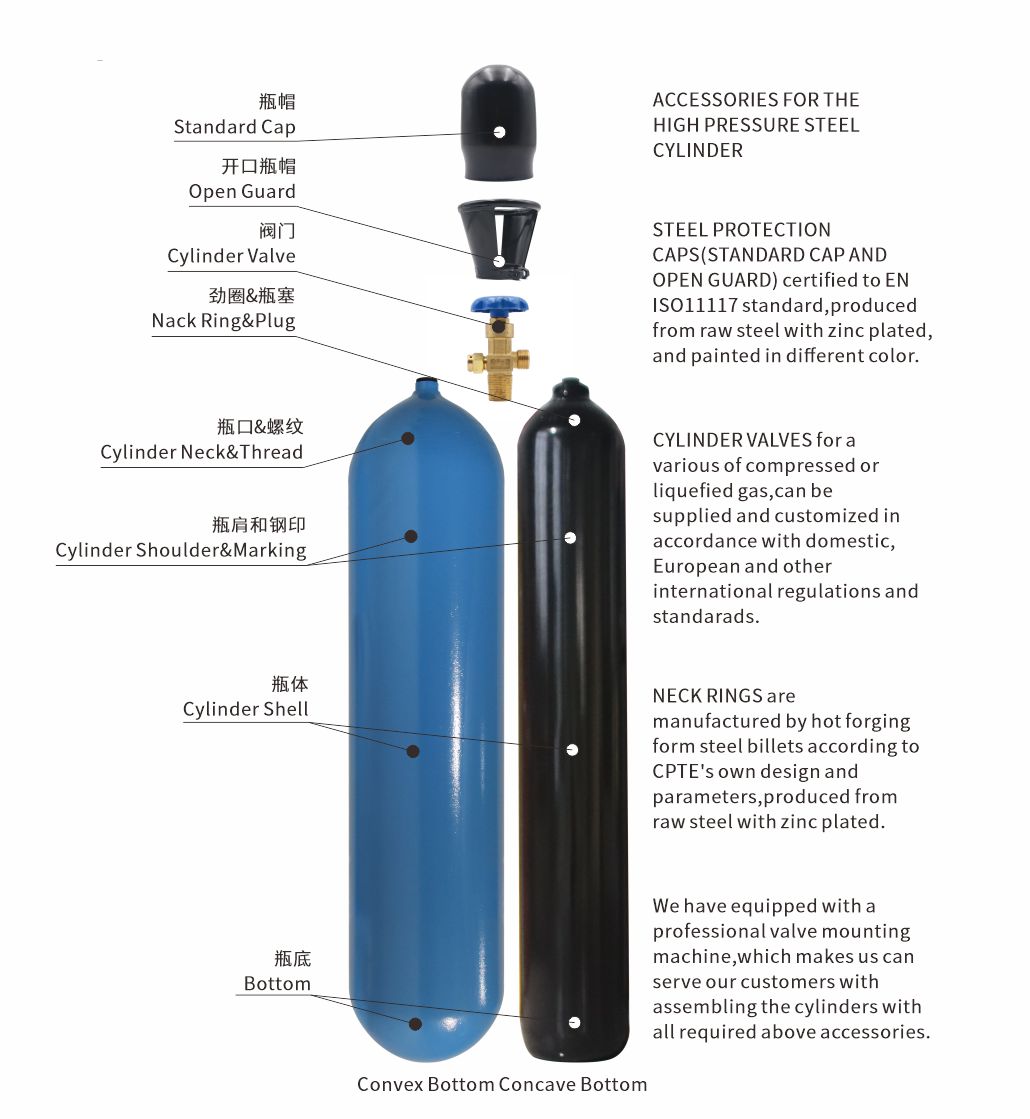 cng type 1 gas cylinder