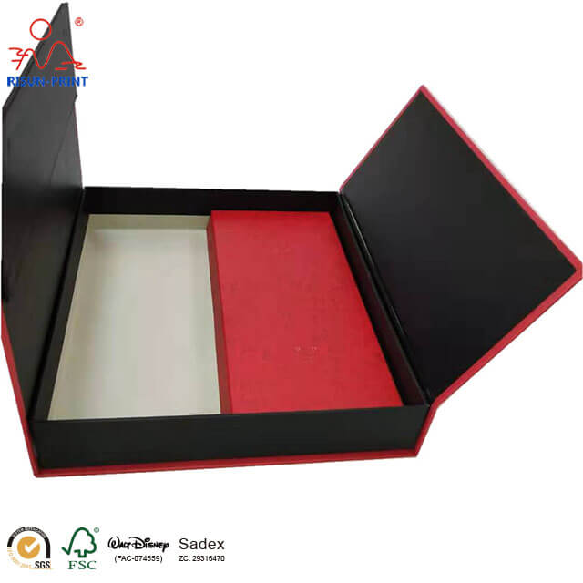 Double open wine packaging box