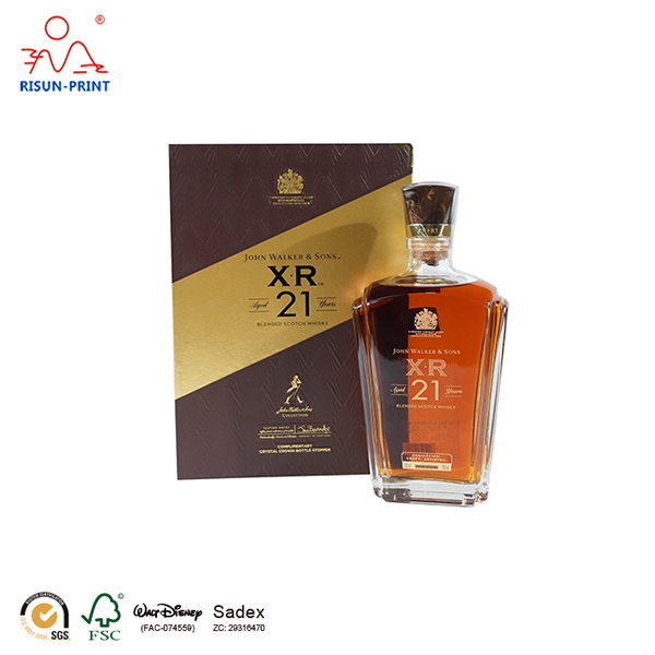 Hot Selling Brandy Whisky Wine Box Packaging