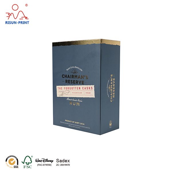 Factory Customized CMYK Printing Whiskey Box