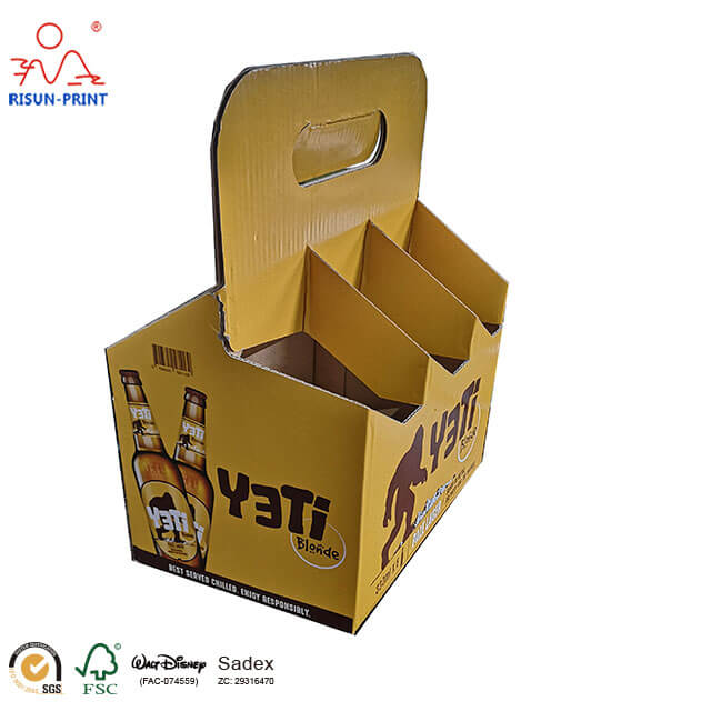 Open Style Wine Bottle Carriers Wine Box