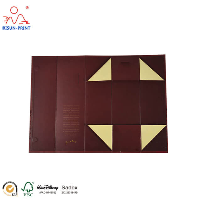 Magnetic Folding Wine Box factory China 