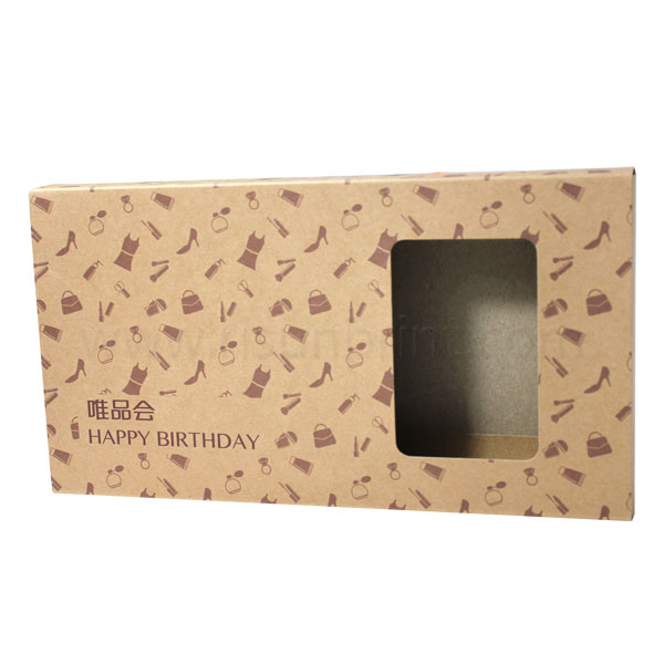 Kraft Paper Packaging Box For Birthday Gift