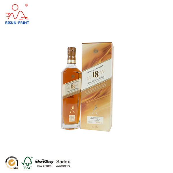 Hot Selling Brandy Whisky Wine Box Packaging