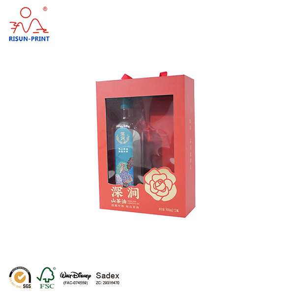  hand-held PET Window Display packaging gift box