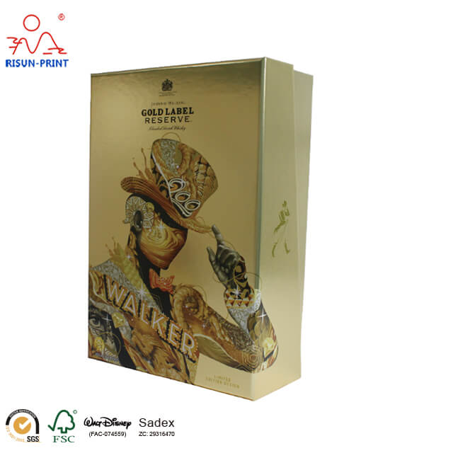 premium custom printed wine packaging box