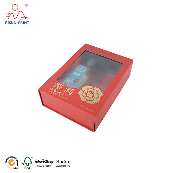 hand-held PET Window Display packaging gift box