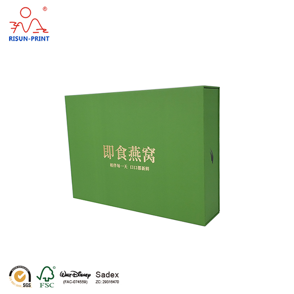 Custom With Magnetic Lid Cardboard Health Care Edible Bird Nest Bottles Gift Box