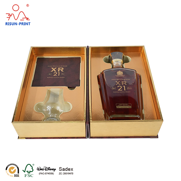 Custom XR 21 Years Whisky packaging box