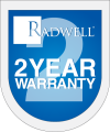 Radwell's 2 Year Warranty Logo