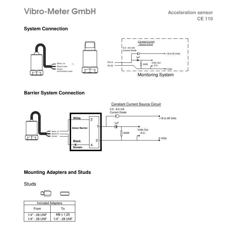 CE110 110-100-CT-VO General purpose sensor