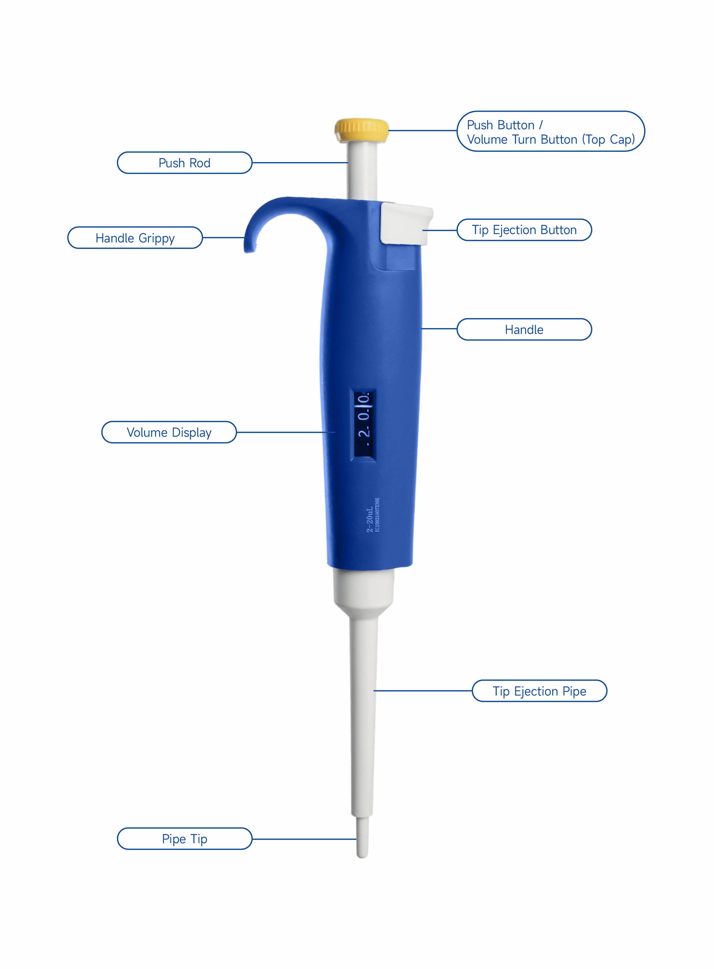 Single Channel 200uL Micropipette